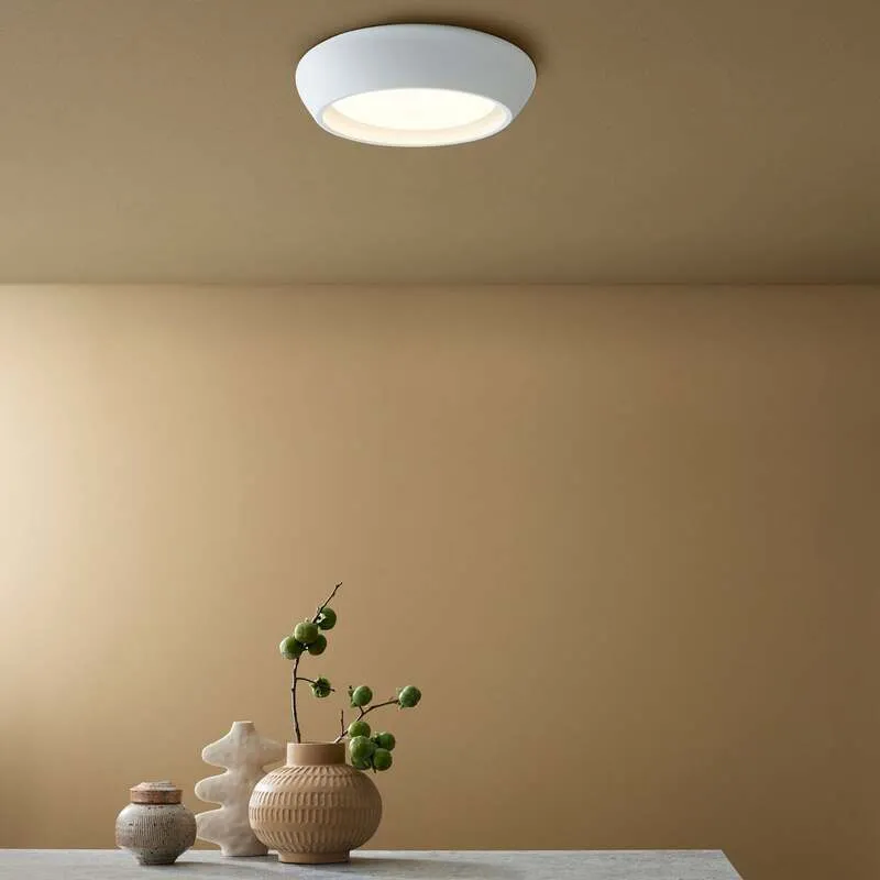 B-Ware Beacon Deckenleuchte Leuchte Fjord weiß Gips GX53 Ø 28 cm Wohnraumleuchte Lampe