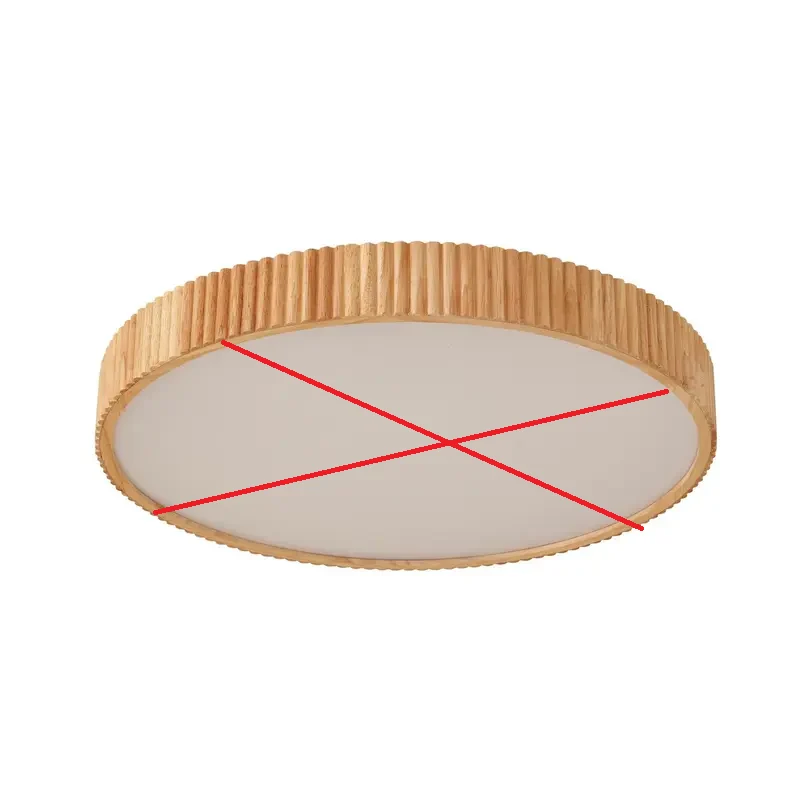 B-Ware Lindby Deckenleuchte Deckenlampe LED Fernbedienung weiß Holz Wohnbereich dimm22