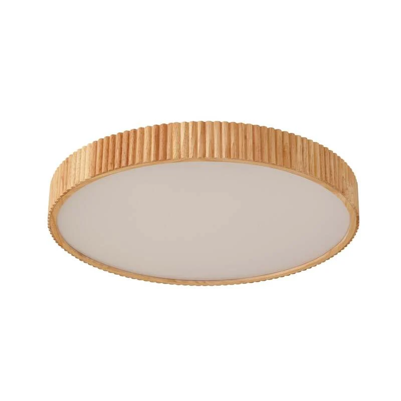 B-Ware Lindby Deckenleuchte Deckenlampe LED Fernbedienung weiß Holz Wohnbereich dimm22