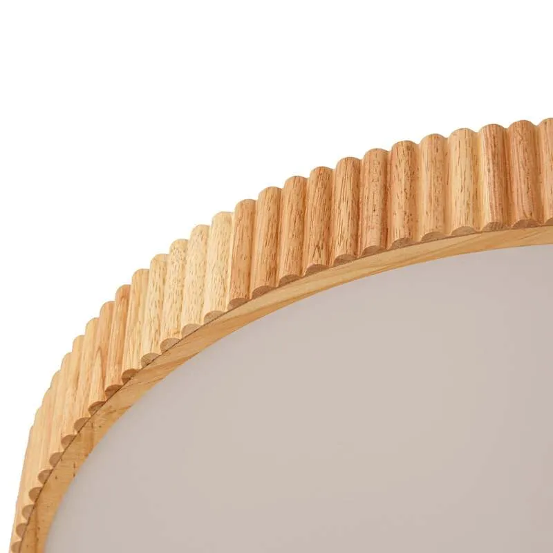 B-Ware Lindby Deckenleuchte Deckenlampe LED Fernbedienung weiß Holz Wohnbereich dimm22