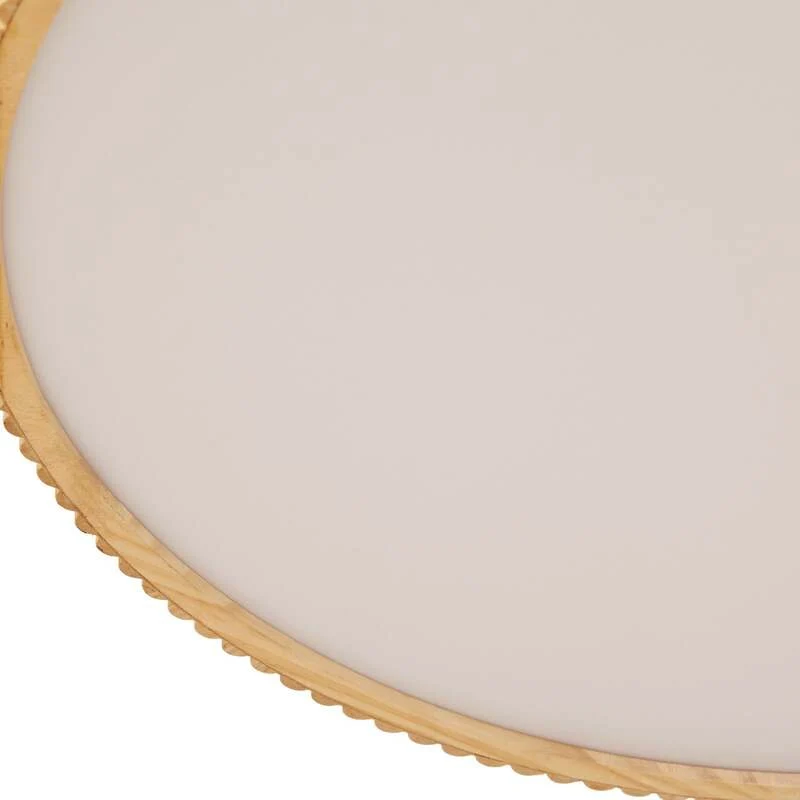B-Ware Lindby Deckenleuchte Deckenlampe LED Fernbedienung weiß Holz Wohnbereich dimm22