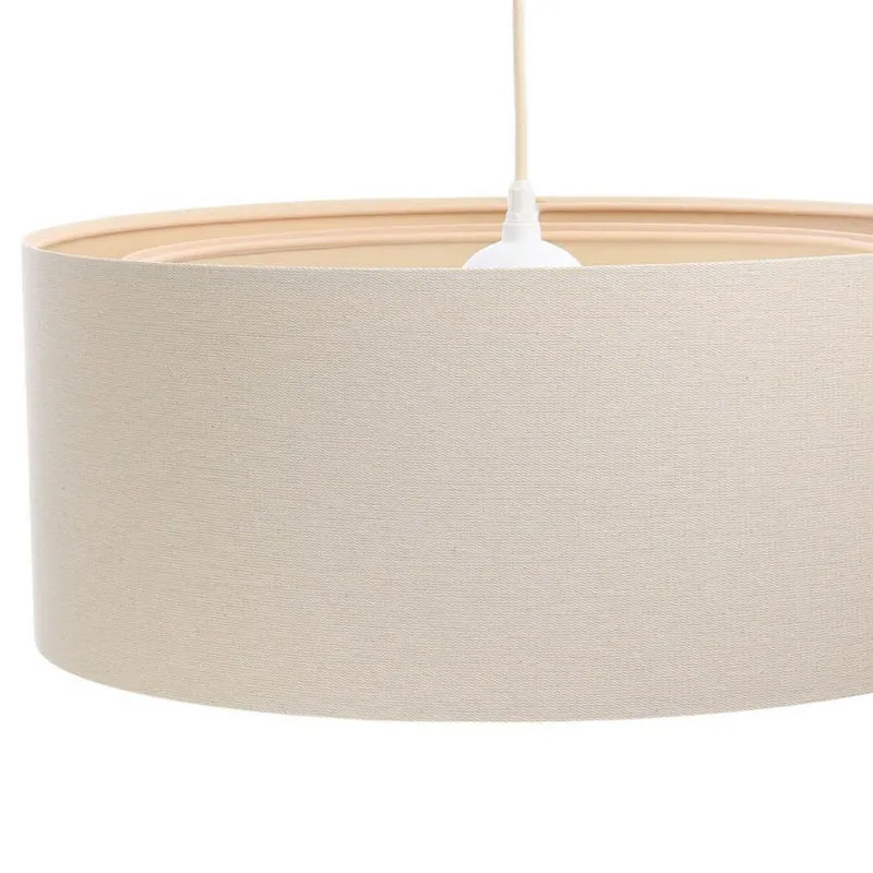 B-Ware Maco Design Hängeleuchte Pendelleuchte Boho creme beige Leinen Jute Ø50cm H20cm