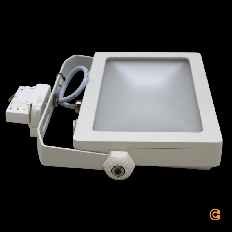 B-Ware Deko-Light LED Strahler Flutlicht 3-Phasen Schienensystem SMD 4000 K Alu Weiß