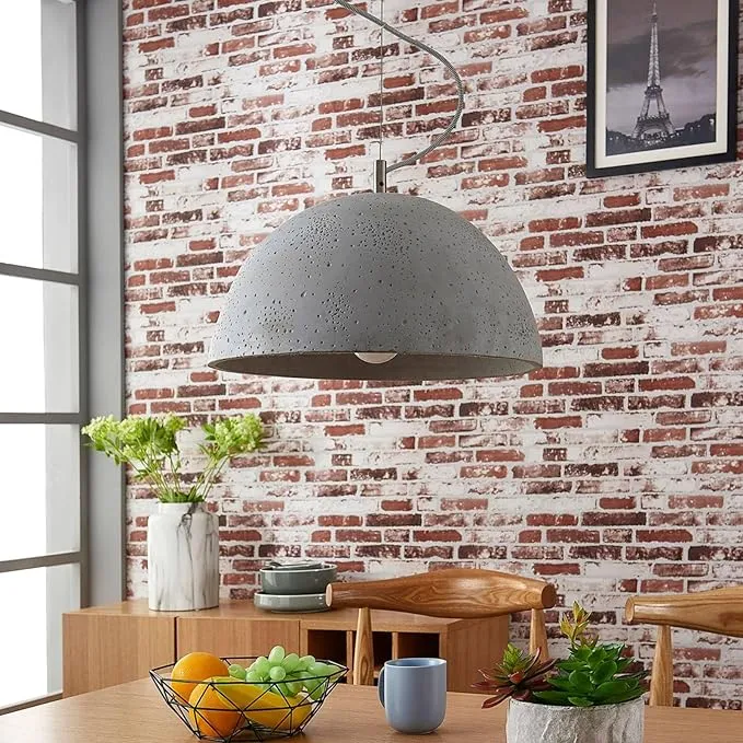 B-Ware Lindby Pendelleuchte Jelin Deckenlampe Hängeleuchte Deckenleuchte Lampe grau E27