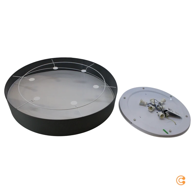 TK Lighting Deckenleuchte Rondo LED Deckenlampe grau Ø 80cm SIEHE TEXT/FOTO