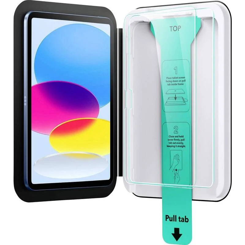 B-Ware ESR Displayschutz 2er Displayschutzglas Schutzfolie iPad11 2025 Reinigung 2 SETS