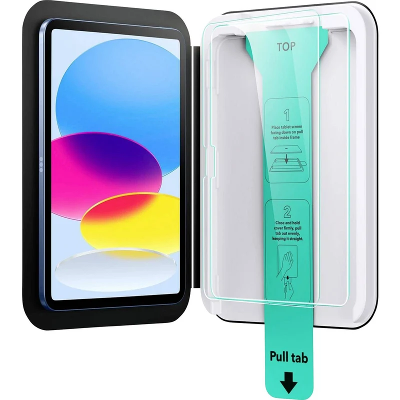 B-Ware ESR Displayschutz 2er Displayschutzglas Schutzfolie iPad11 2025 Reinigung 2 SETS