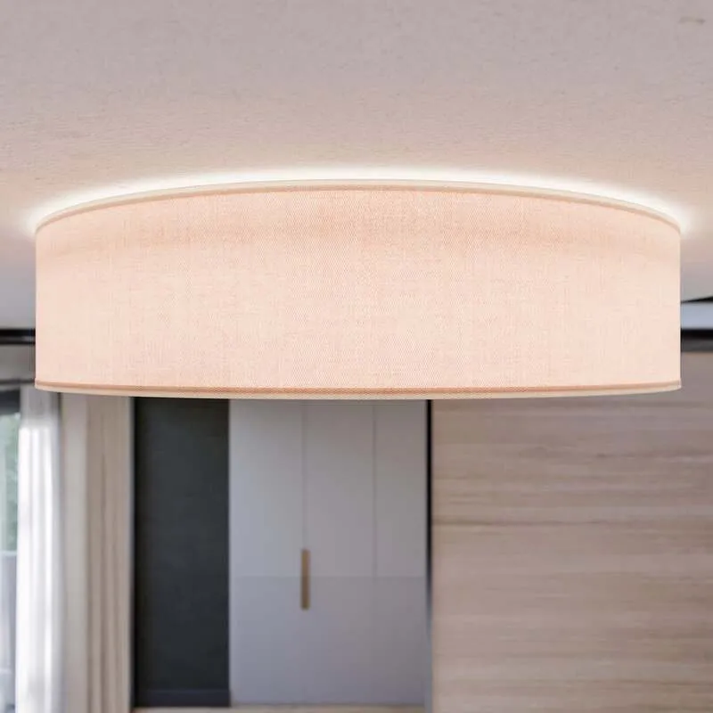 B-Ware Euluna Deckenlampe Rondo Deckenlampe Deckenlicht E27 beige Ø 60 cm SIEHE TEXT