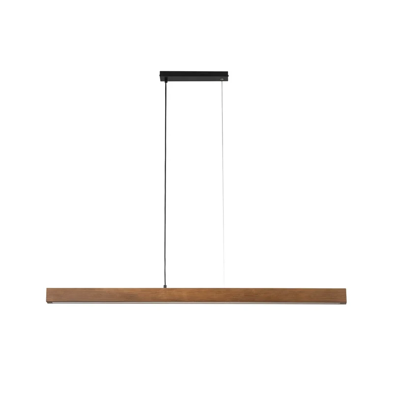 B-Ware Tk Lighting LED-Holzhängeleuchte Teo Hängeleuchte LED walnuss 126 cm Touchdim437