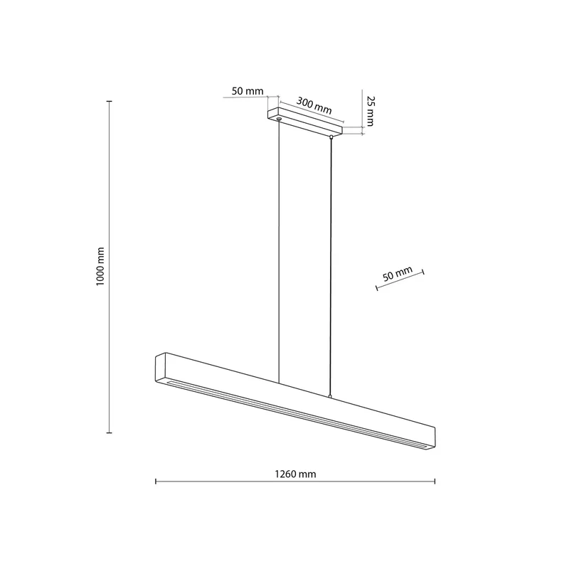 B-Ware Tk Lighting LED-Holzhängeleuchte Teo Hängeleuchte LED walnuss 126 cm Touchdim437