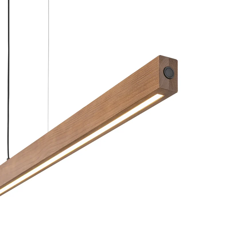 B-Ware Tk Lighting LED-Holzhängeleuchte Teo Hängeleuchte LED walnuss 126 cm Touchdim437