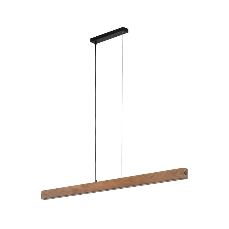 B-Ware Tk Lighting LED-Holzhängeleuchte Teo Hängeleuchte LED walnuss 126 cm Touchdim437