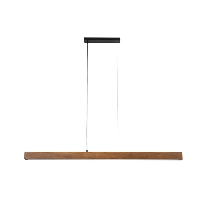 B-Ware Tk Lighting LED-Holzhängeleuchte Teo Hängeleuchte LED walnuss 126 cm Touchdim437