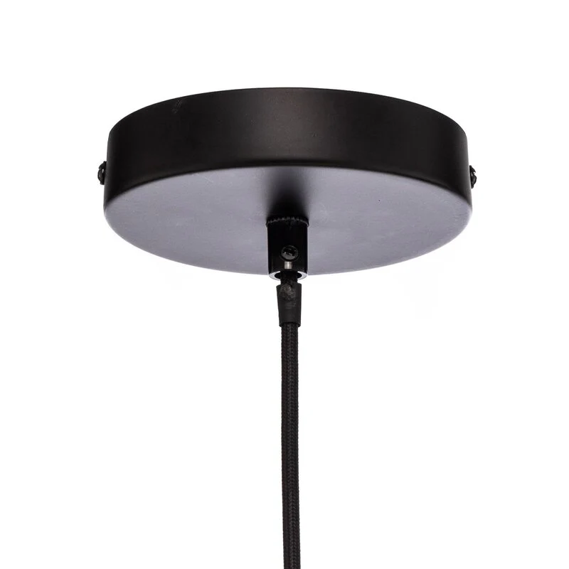 B-Ware Lindby Hängeleuchte Lampe Deckenleuchte Aurinil holzfarben Leinen Ø 48cm E27