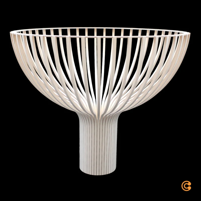 B-Ware Secto Victo 4250 Pendelleuchte Deckenlampe Hängeleuchte Ø 56 x H 48 cm weiß