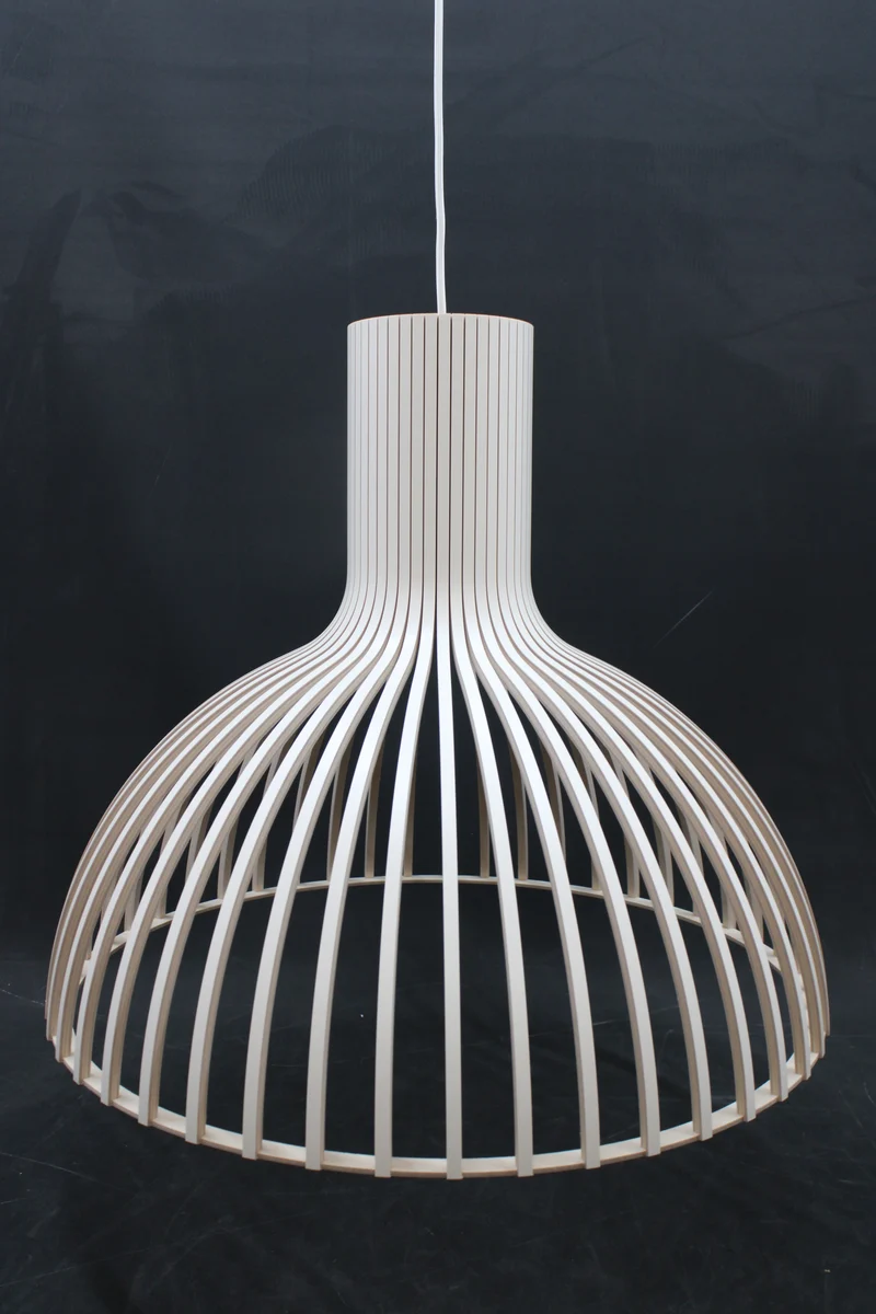 B-Ware Secto Victo 4250 Pendelleuchte Deckenlampe Hängeleuchte Ø 56 x H 48 cm weiß