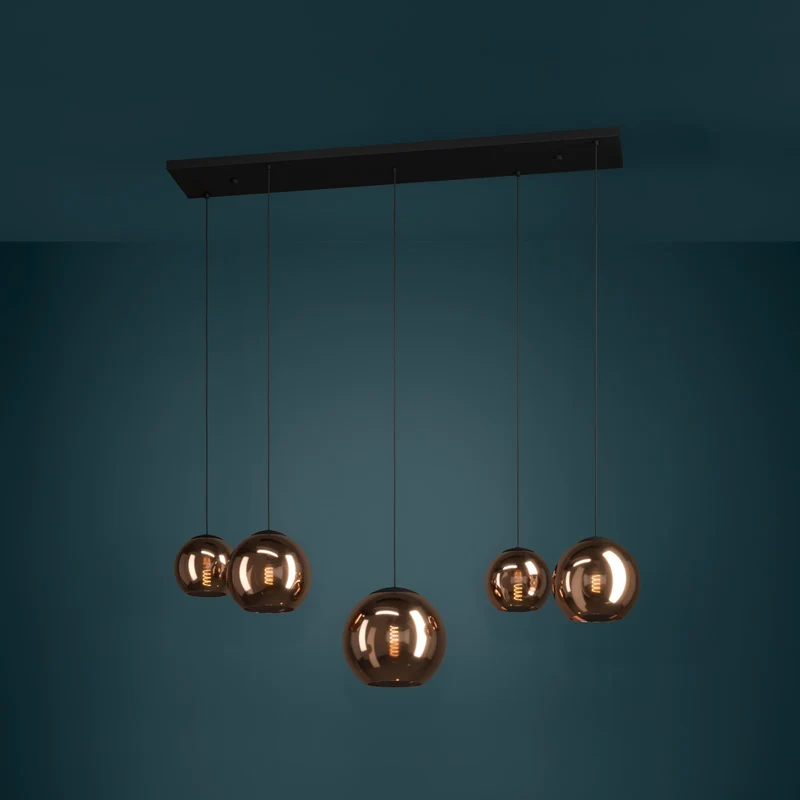 B-Ware Eglo Stars Of Light Hängeleuchte Pendelleuchte Cordoba Glas Kupfer E27 LED Lampe