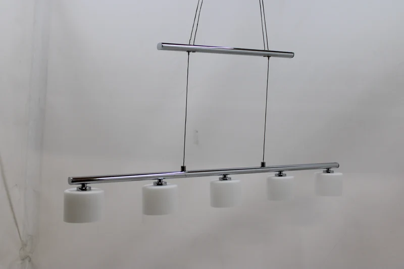 B-Ware Paul Neuhaus LED Hängeleuchte Pendelleuchte Hydra stahlfarben Glas höhenverst506