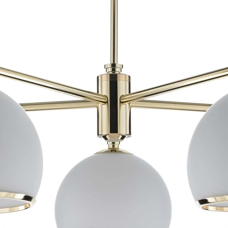 B-Ware Hängeleuchte Mina fünfflammig messing Hängelampe Lampe Leuchte SIEHE TEXT/FOTO