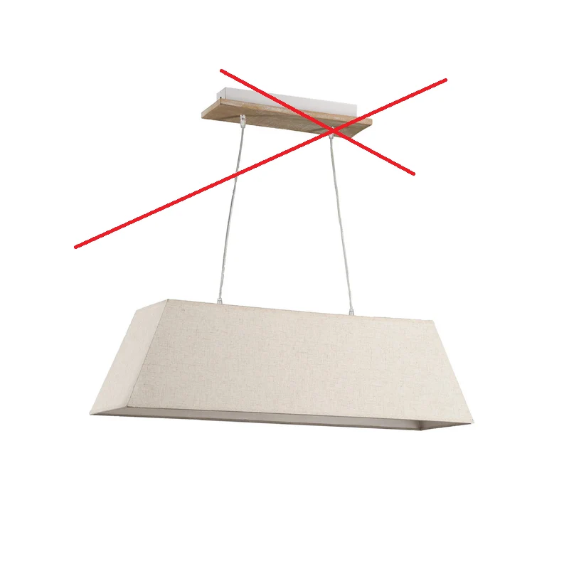 B-Ware ONLI Hängeleuchte Pendelleuchte Miriel Holz 90cm Leuchte Lampe SIEHE TEXT/FOTO
