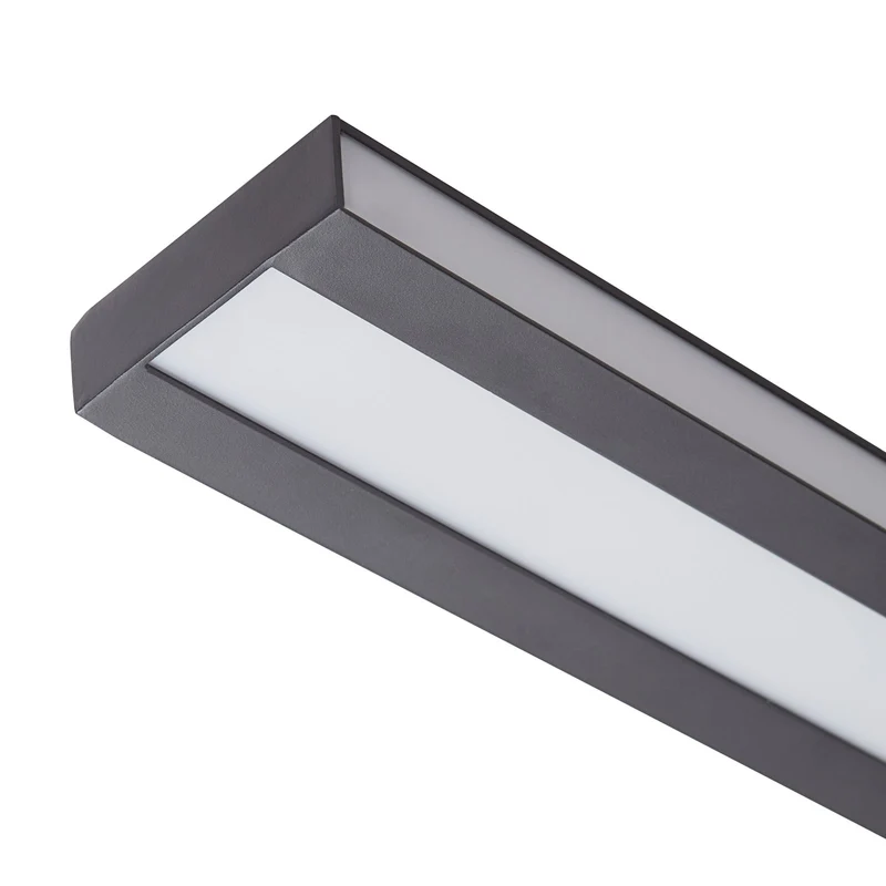 C-Ware Lucande Deckenleuchte Deckenlampe Smart LED Leicy schwarz RGB CCT Fernbedienung