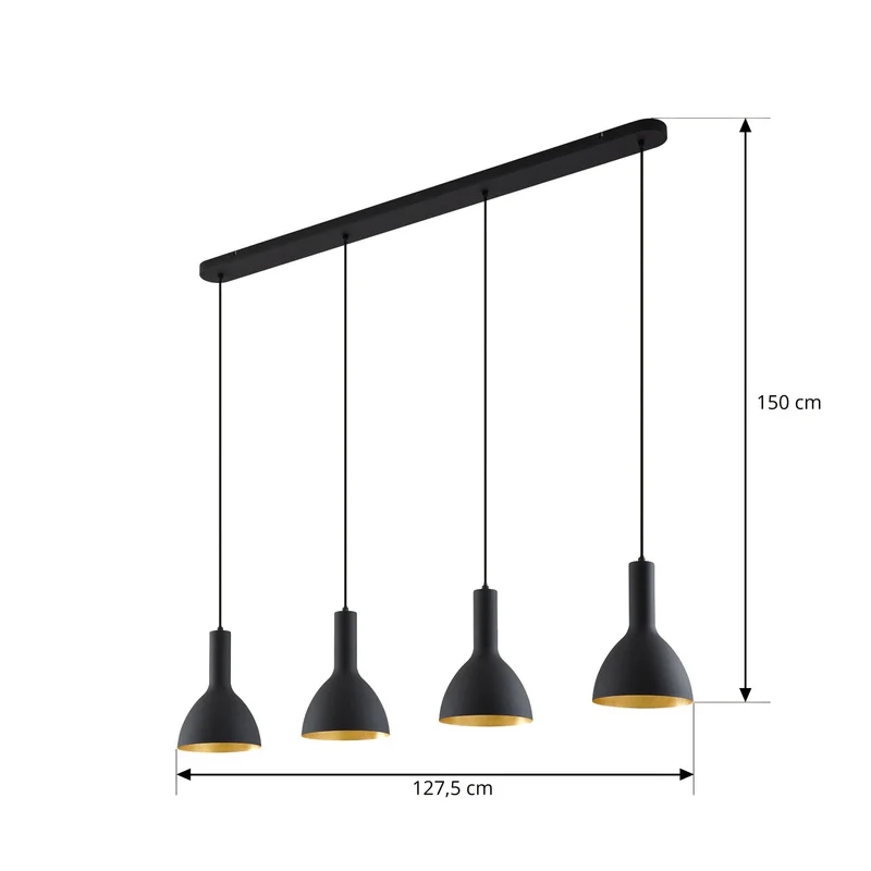 C-Ware Arcchio Cosmina Hängeleuchte Pendelleuchte Leuchte Schwarz LED Lampe SIEHE TEXT