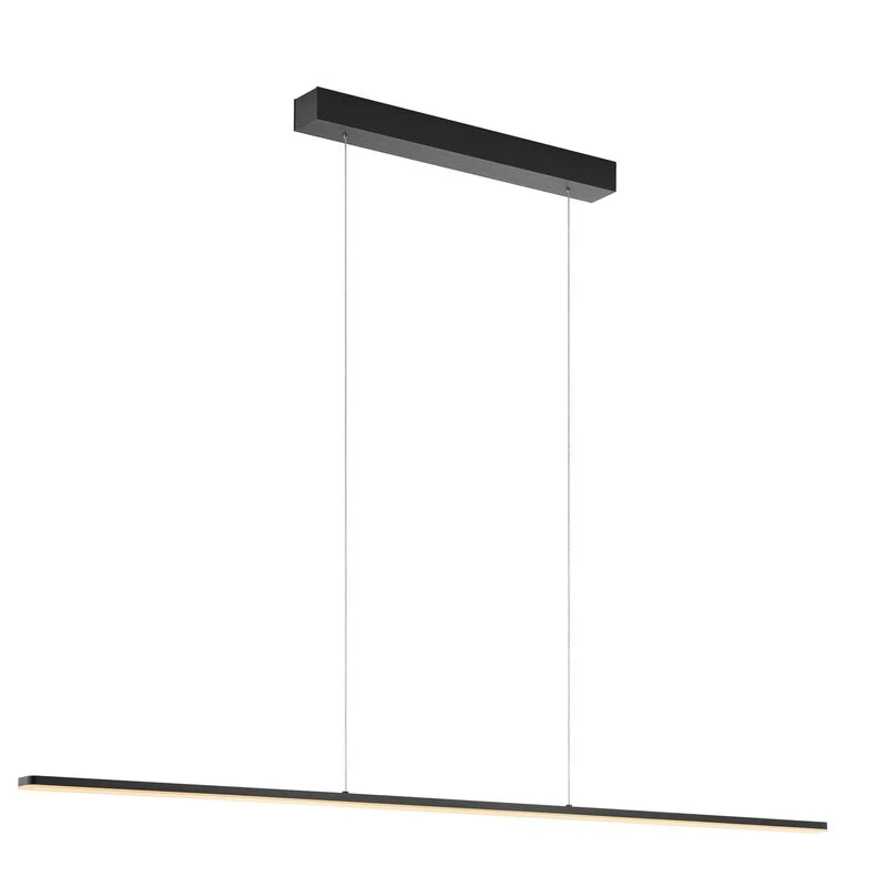 Pendelleuchte Hängelampe Quitani LED Lampe schwarz Aluminium Messing Acryl 14871