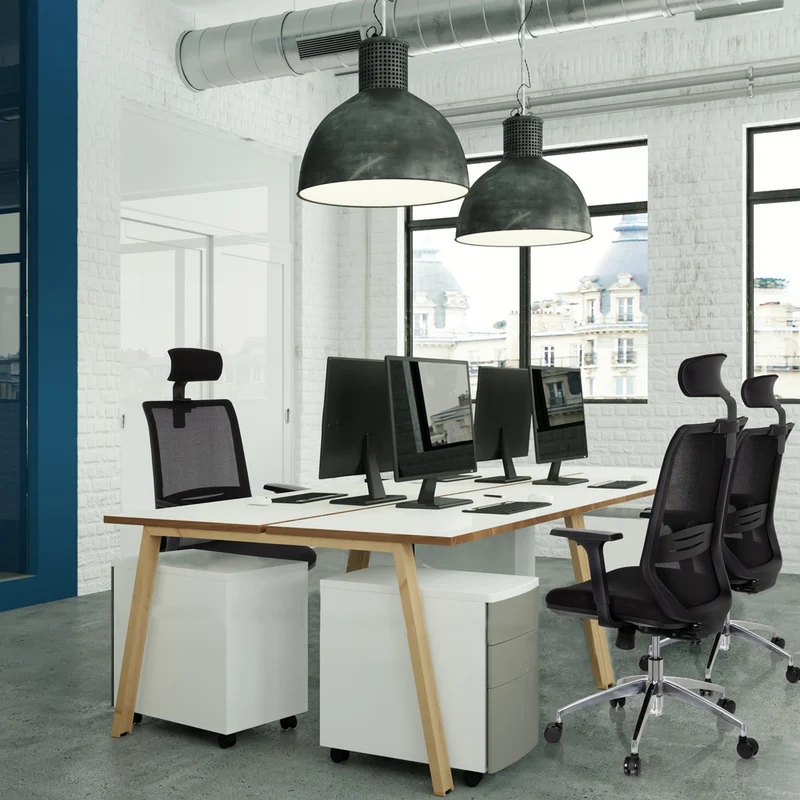 B-Ware hjh OFFICE Bürostuhl Drehstuhl PROFONDO PRO Netzstoff schwarz SIEHE TEXT/FOTO