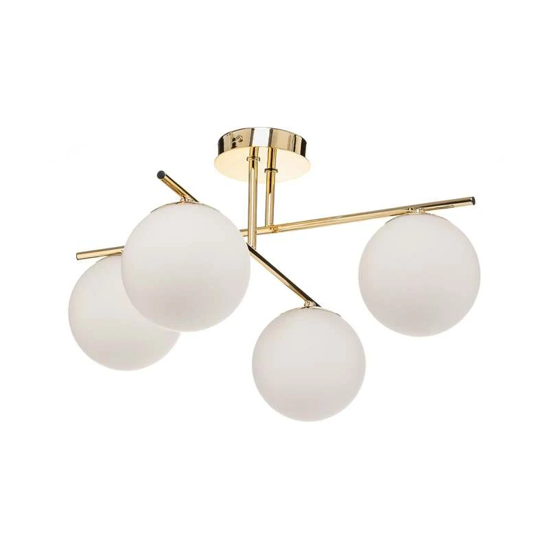 B-Ware Deckenleuchte Aurora vierflammig gold Deckenlampe Lampe SIEHE TEXT/FOTO