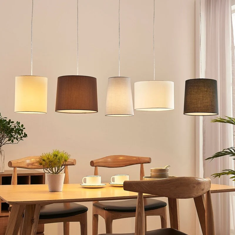 B-Ware Lindby Textilhängeleuchte Hermina Pendelleuchte Deckenlampe SIEHE TEXT/FOTO