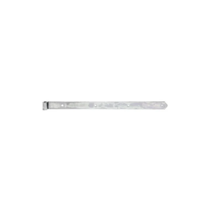B-Ware GAH Alberts Ladenband Scharnier Band Stahl abgerundet 600x13x40mm 8 STÜCK