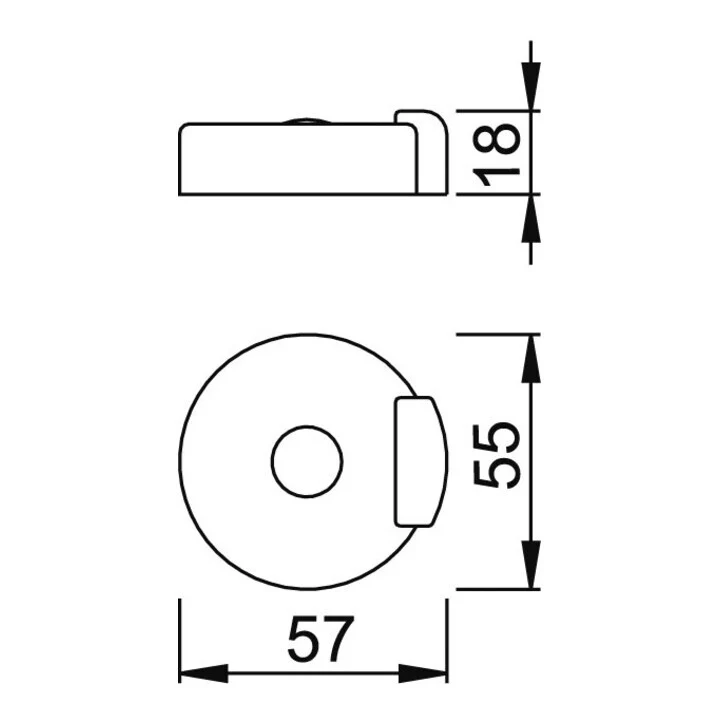 B-Ware HOPPE Bodentürstopper Türpuffer Edelstahl E484 H18mm Ø52mm 8 STÜCK