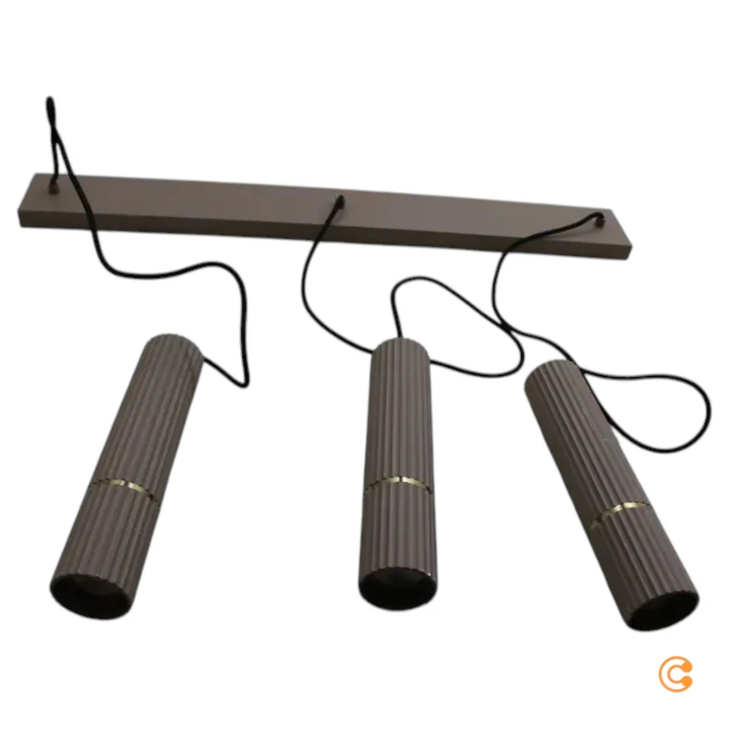 B-Ware Hängeleuchte Caminia Pendelleuchte Lampe sandfarben Länge 77 cm SIEHE TEXT/FOTO