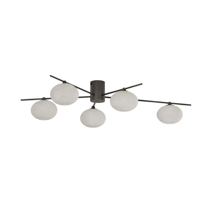 B-Ware Lindby Deckenleuchte Valisa schwarz 5-flammig Deckenlampe Lampe SIEHE TEXT/FOTO