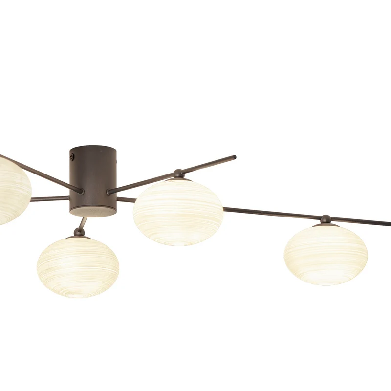 B-Ware Lindby Deckenleuchte Valisa schwarz 5-flammig Deckenlampe Lampe SIEHE TEXT/FOTO