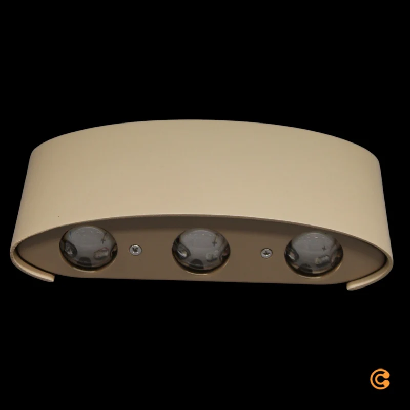 B-Ware Paul Neuhaus Außenwandleuchte Wandlampe LED Lampe Carlo 17 cm sand Aluminium