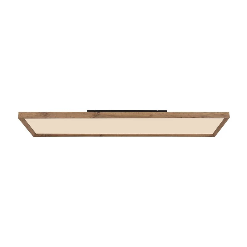 Globo Deckenleuchte Zimmerlampe LED Cinderella Holzrahmen CCT Schalter 120x30 cm