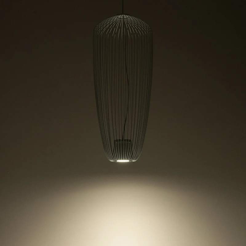 B-Ware Nowodvorski Hängeleuchte Pendelleuchte Pumpkin hellgrau Metall GU10 LED 27cm
