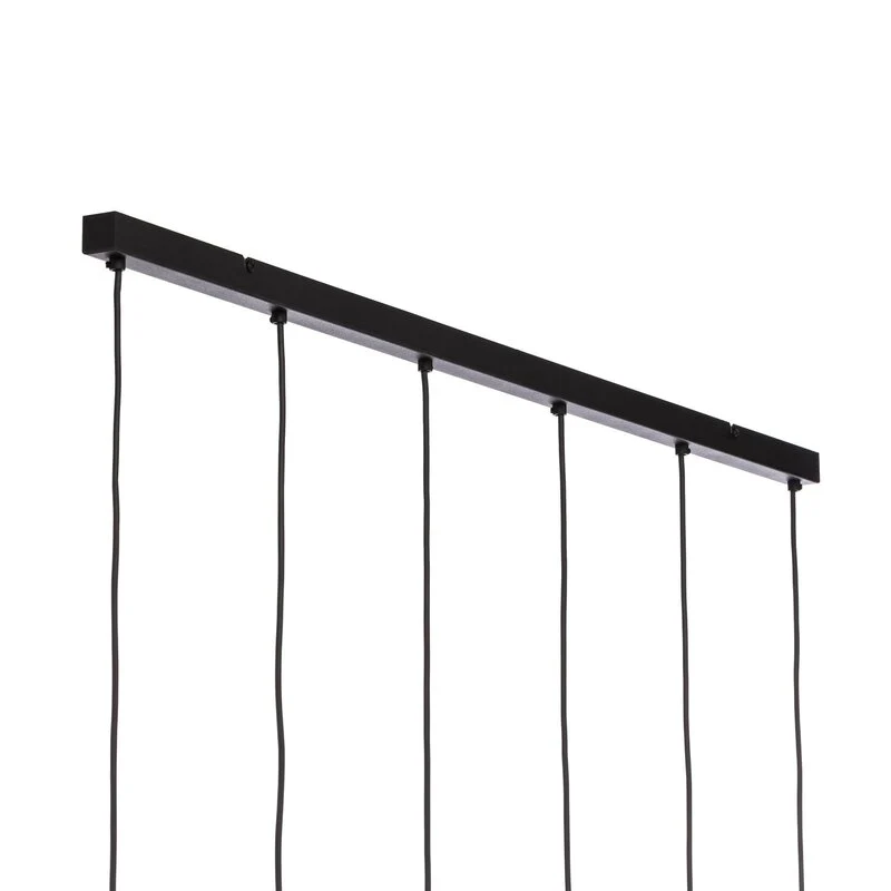 B-Ware Esme Hängeleuchte Pendelleuchte Opalglas 6-flammig linear weiß SIEHE TEXT/FOTO