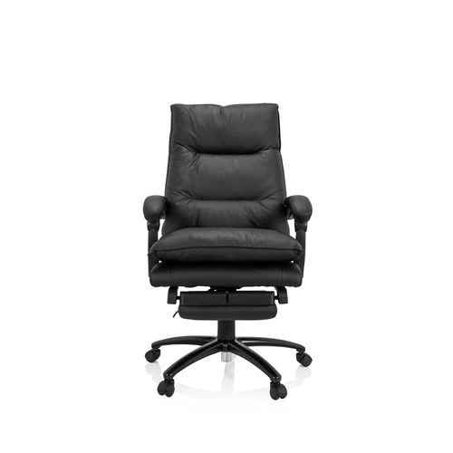 B-Ware MyBuero Chefsessel RELAX CL 200 m it Fußablage PU schwarz Sessel Stuhl Drehst725
