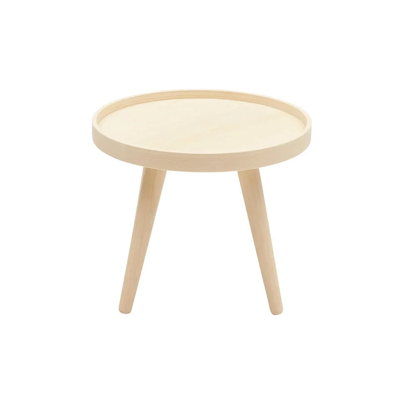 B-Ware Softline Alma Beistelltisch Tisch Kaffeetisch Esche lackiert small Ø 46 cm