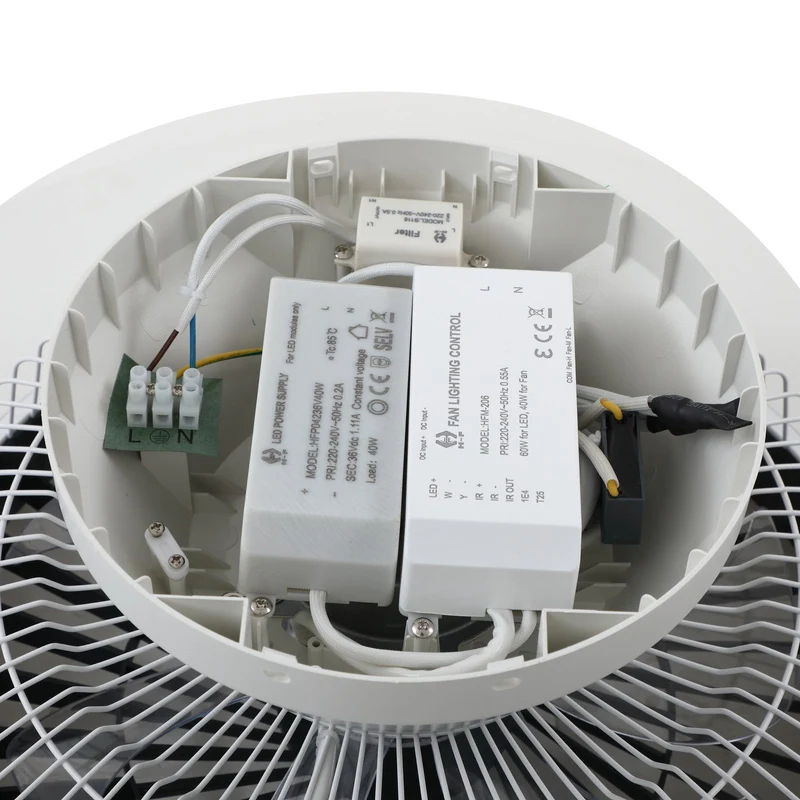 B-Ware Lindby Smart LED-Deckenventilator Ventilator Paavo schwarz Tuya SIEHE TEXT/FOTO