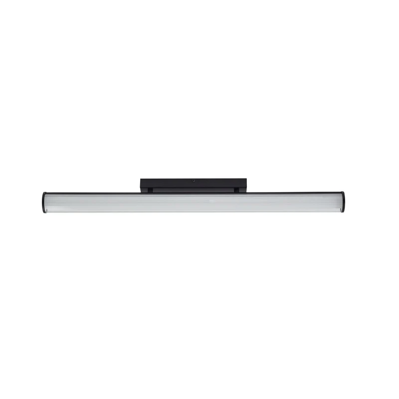 B-Ware Wandleuchte Wandlampe Lindby LED Lampe schwarz Stahl IP44 Kirka CCT 90cm