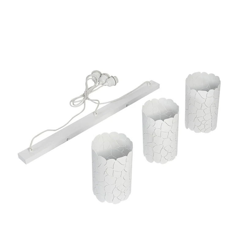 B-Ware Lindby Hängeleuchte Pendelleuchte Aralena weiß 3 flg Länge 92 cm369