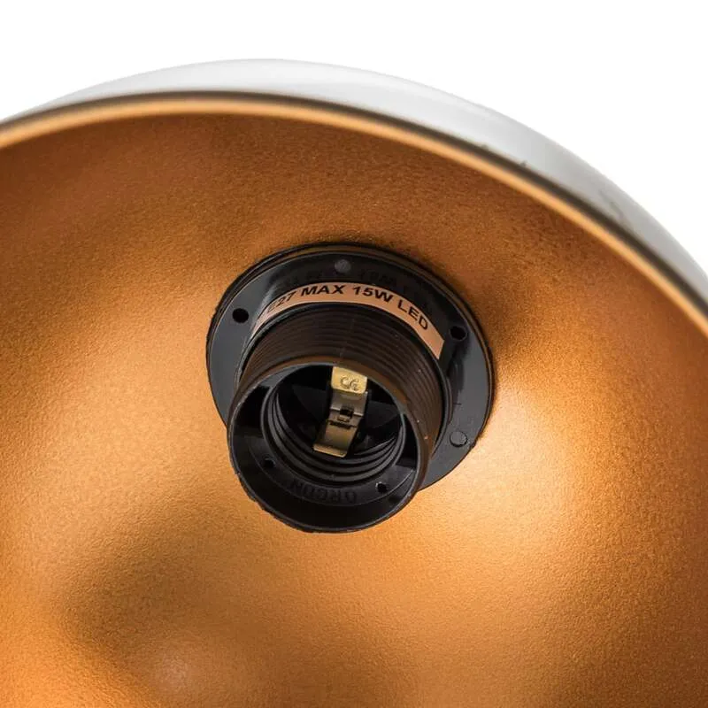 B-Ware Opviq Wandleuchte Lampe Saglam Metall gold Höhe 36 cm Innenbeleuchtung