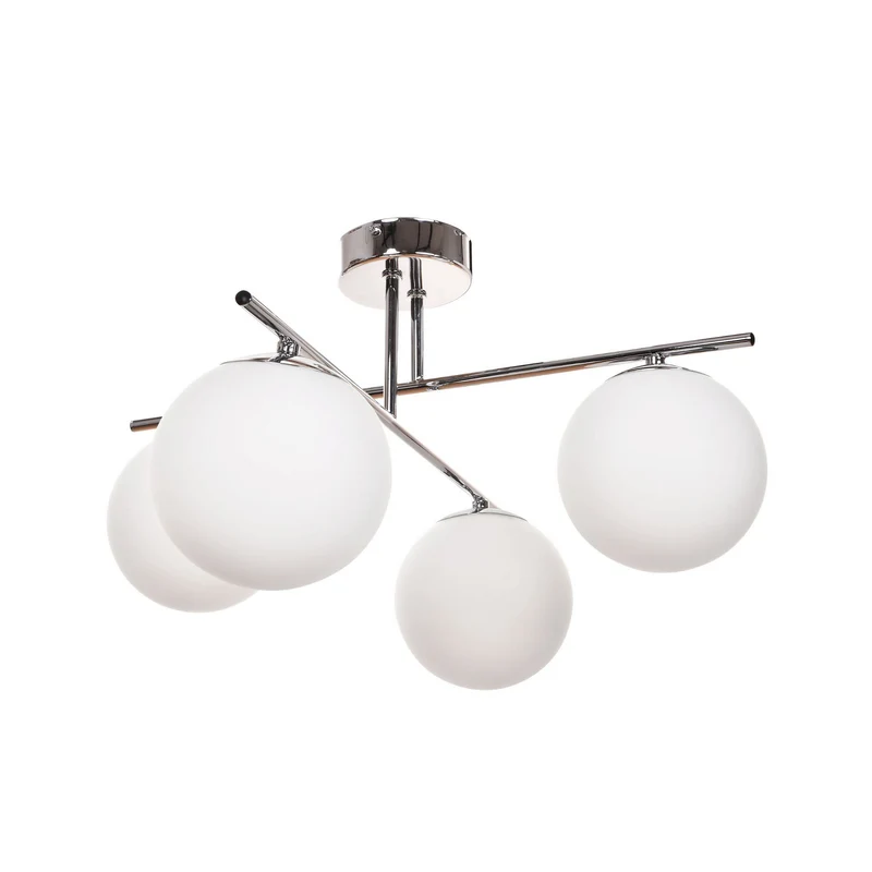 B-Ware Domiluce Aurora Deckenleuchte Lampe chrom Glas E14 Ø50cm Metall SIEHE TEXT/FOTO