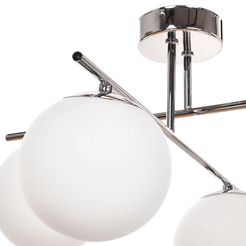 B-Ware Domiluce Aurora Deckenleuchte Lampe chrom Glas E14 Ø50cm Metall SIEHE TEXT/FOTO