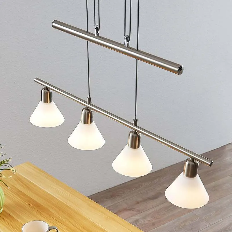 B-Ware Lindby Pendelleuchte Delira Deckenlampe Hängelampe 4-flammig E14 SIEHE TEXT/FOTO