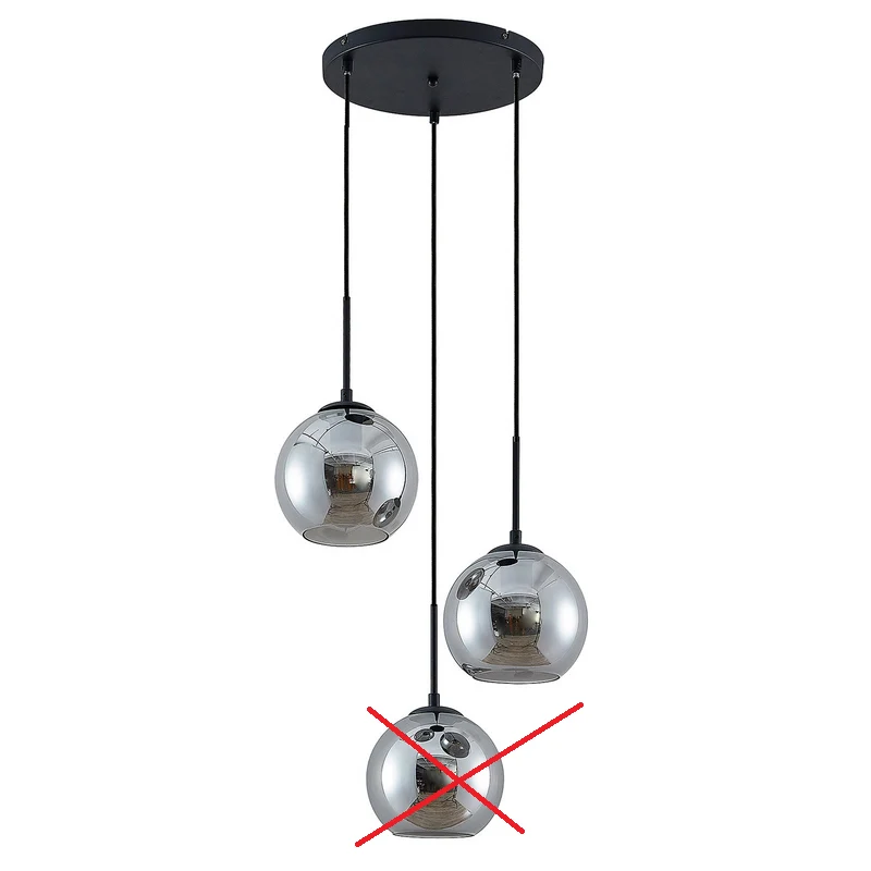 B-Ware Lindby Jurian Pendelleuchte Hängelampe Deckenlampe E27 schwarz SIEHE TEXT/FOTO
