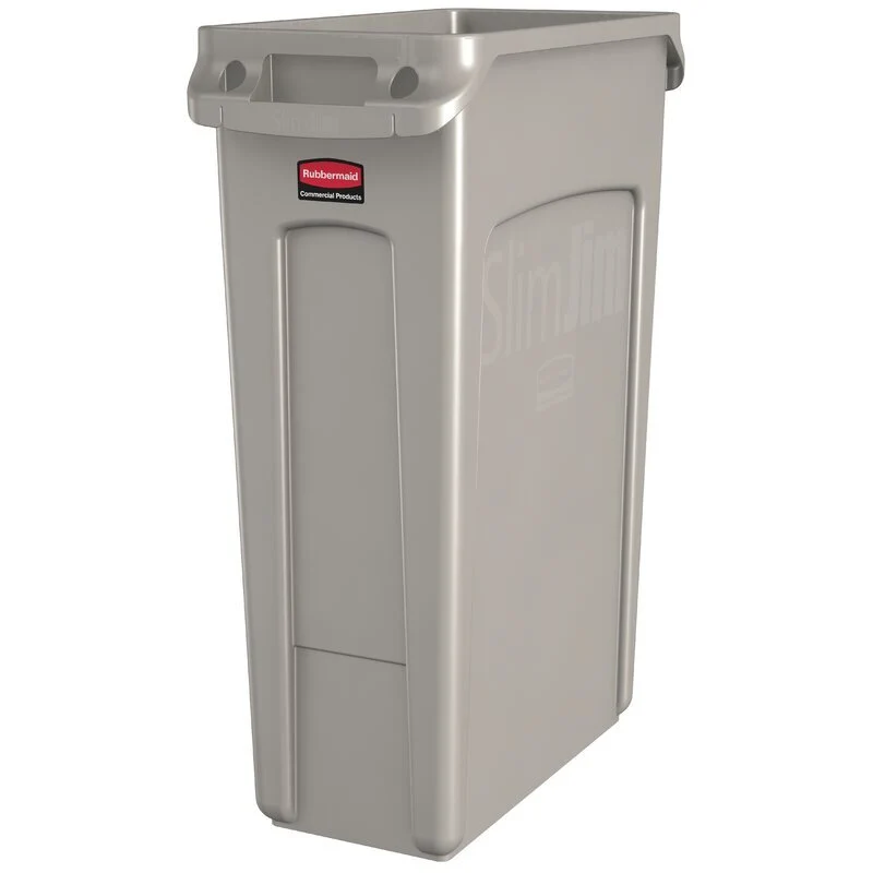 B-Ware Rubbermaid Slim Jim Abfalleimer Mülleimer Abfallbehälter Eimer 3 STÜCK